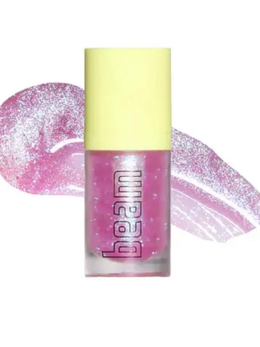 Beam Pink Shimmer Lip Gloss - Sheer Sparkle